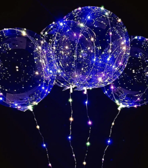 led balon volny farebny