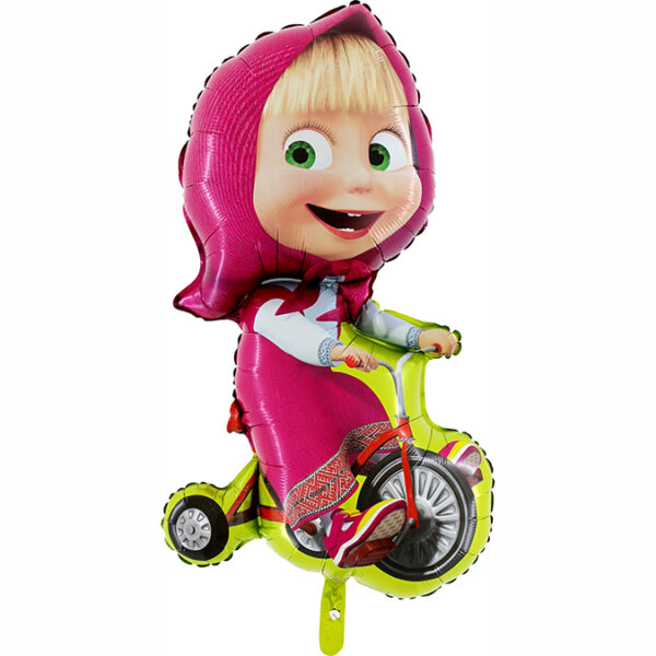 Balón Máša na Bicykli