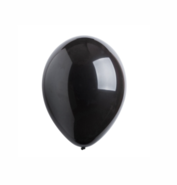 Balón 13cm čierny 10-100ks
