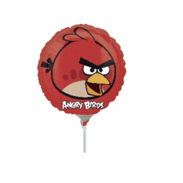 Balón Angry Birds červený kruh- mini