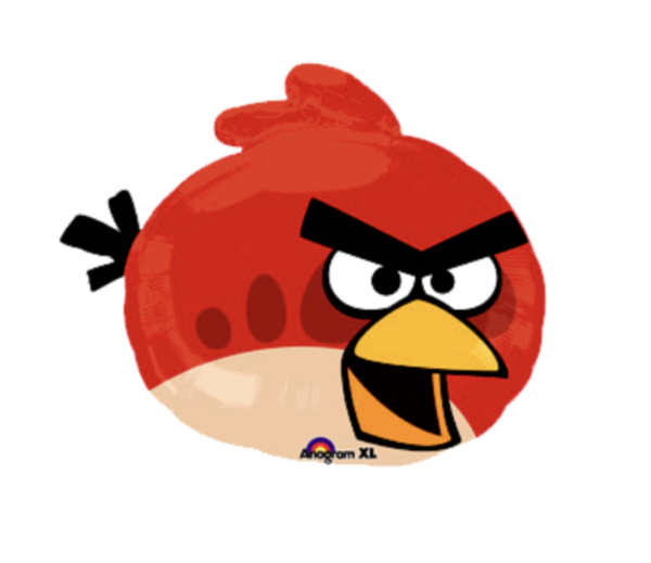 Balón Angry Birds červený vták