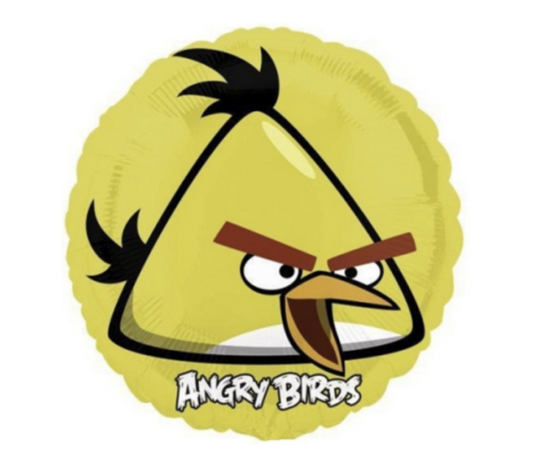 Balón Angry Birds žltý kruh