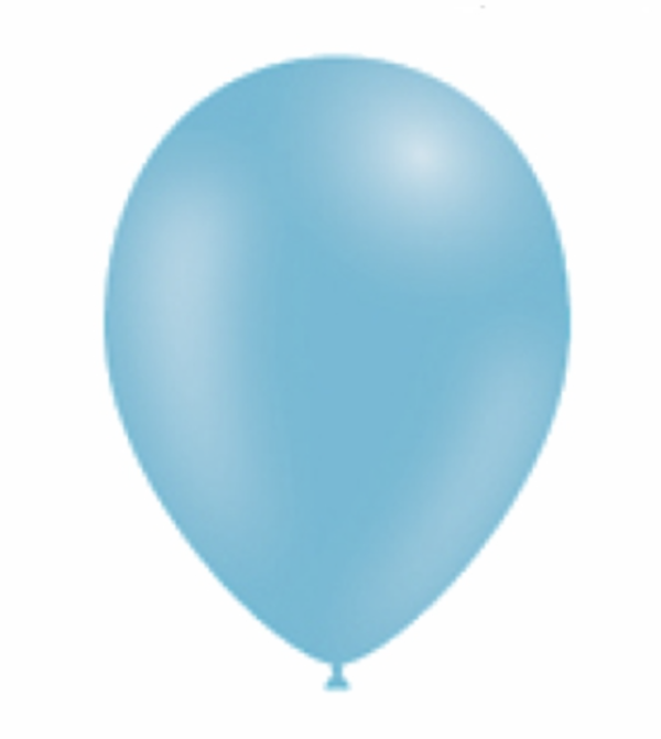 Balón štandart 26cm bledomodrý 10-100ks