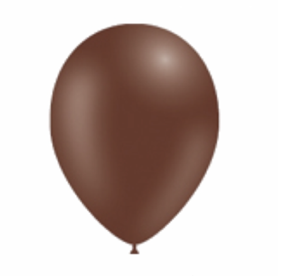 Balón štandart 26cm čokoládový 10-100ks