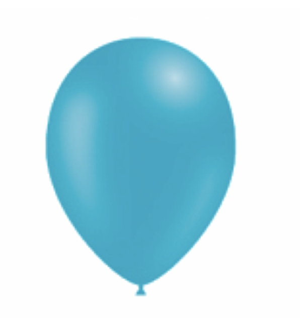 Balón štandart 26cm tyrkysová 10-100ks