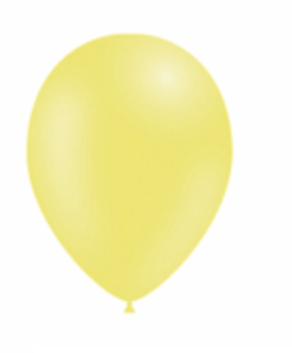 Balón štandart 26cm žltá 10-100ks